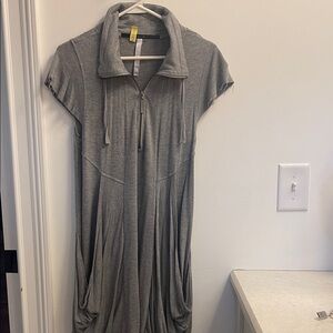 Kensie Gray Zip-Up Women's Dress